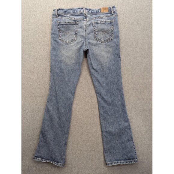 Aeropostale Jeans Womens 13/14 Blue Chelsea Bootcut Stretch Denim Light Wash - Picture 9 of 15